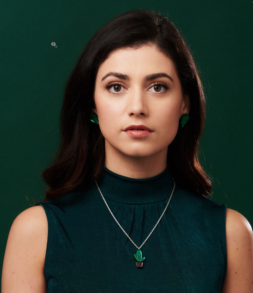 Cactus Green Necklace by Little Moose