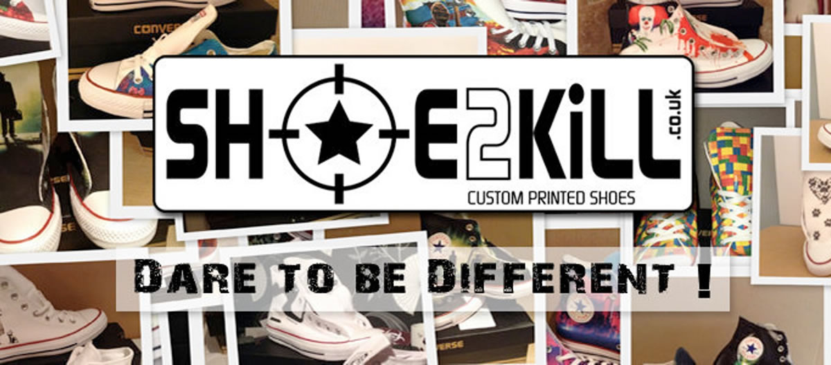 Shoe2kill custom shoes banner