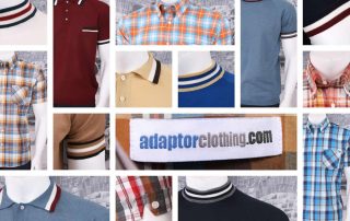 Adapter Clothing Mod and Retro Fashions Banner