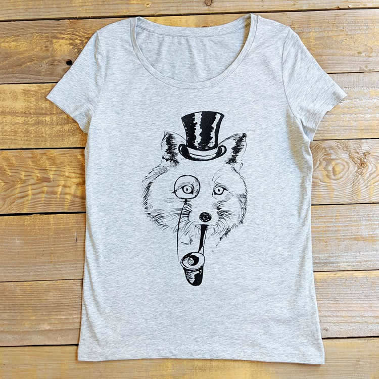 Disguise Fox Womens Scoop Tee - Dont Feed The Bears