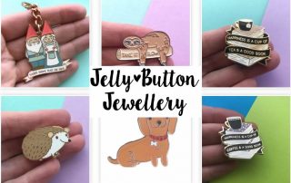 Jelly Button for Quirky Jewellery and Booches