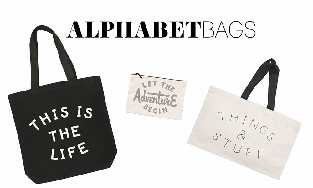 Alphabet Bags Womens Accessories Banner