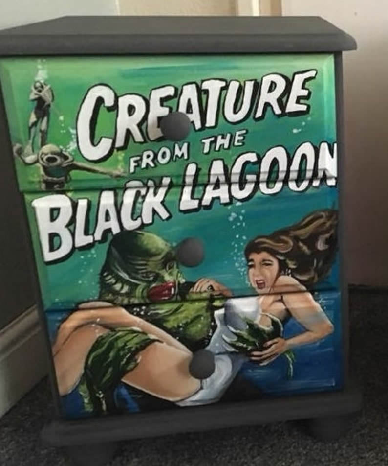 Creature from the Black Lagoon Gothic Drawers - Enthuzimuzzy Boutique