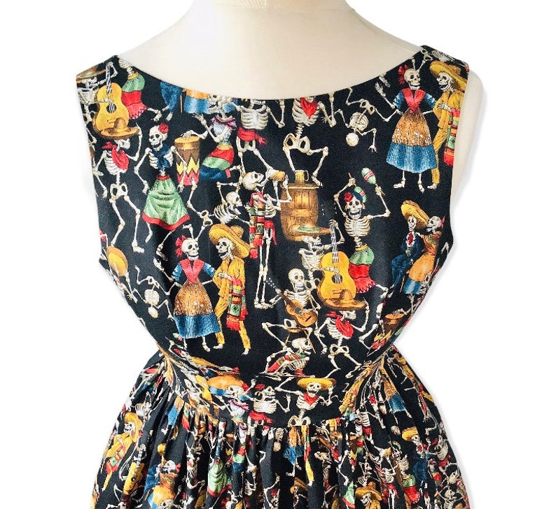 Mexican Day of the Dead Dress - House of Rose Clothing
