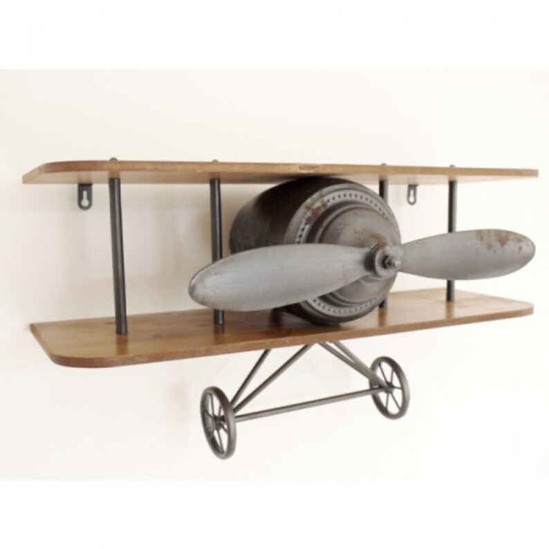 Vintage Aeroplane Shelf Plane and Transport Lovers Gift Idea - Black Country Foundry