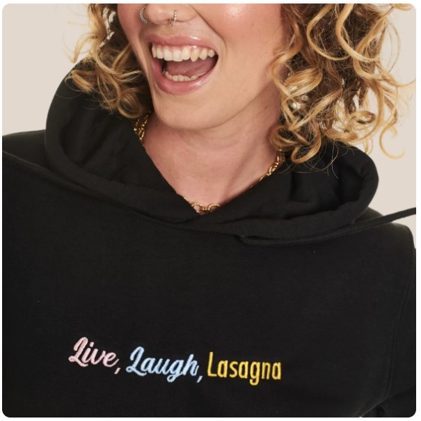 Live Laugh Lasanga Sweatshirt - Sassy Spud