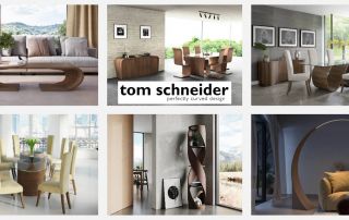 Beautifully Curved Furniture by Tom Schneider