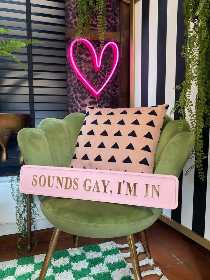 Sounds Gay Im In Sign - Punk and Poodle